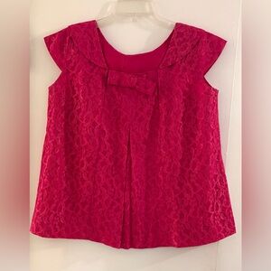 Vintage Pink Lace Top